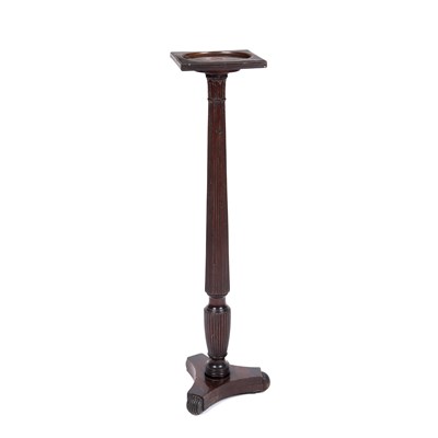 Lot 42 - A Regency mahogany torchiere with an octagonal...