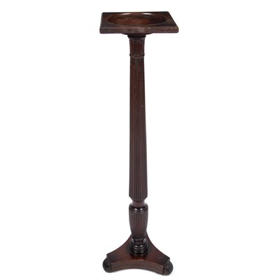 Lot 42 - A Regency mahogany torchiere with an octagonal...