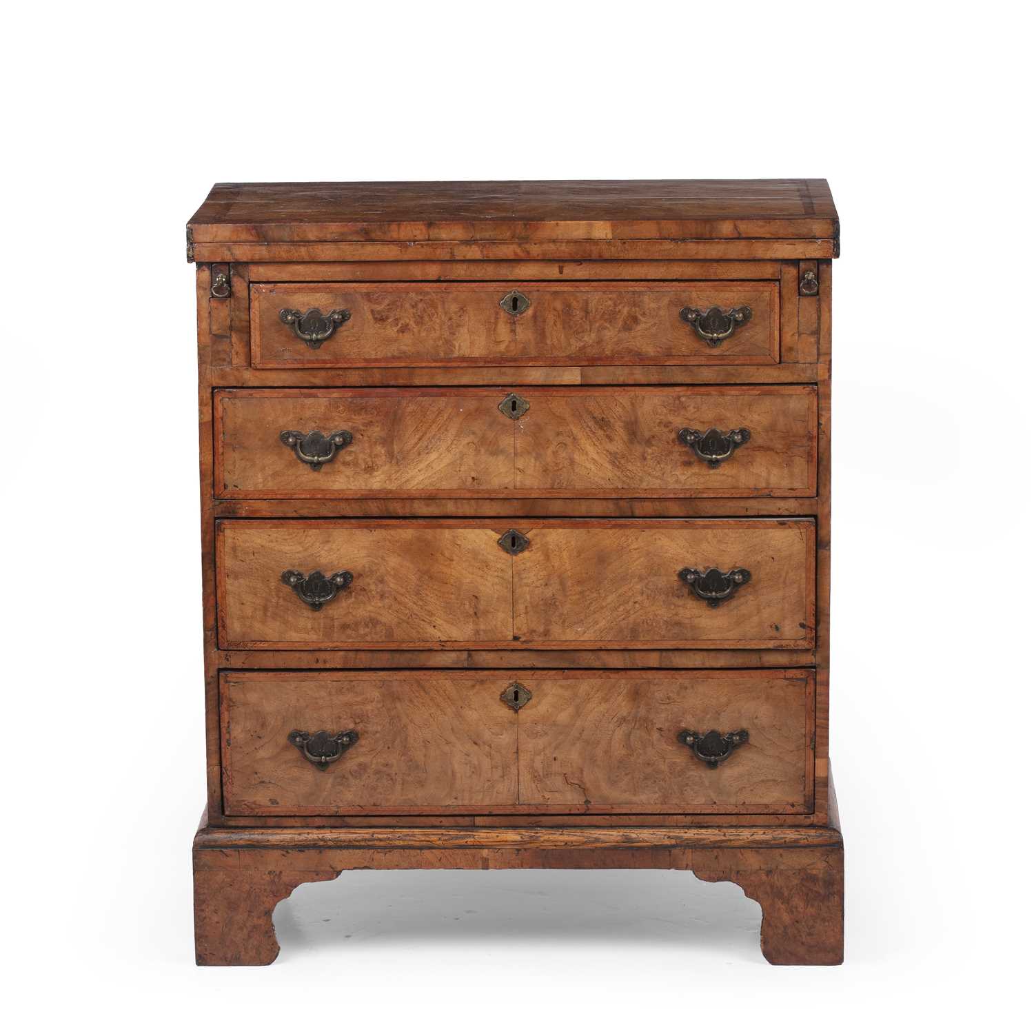 Lot 44 - A 20th century walnut and satinwood inlaid...