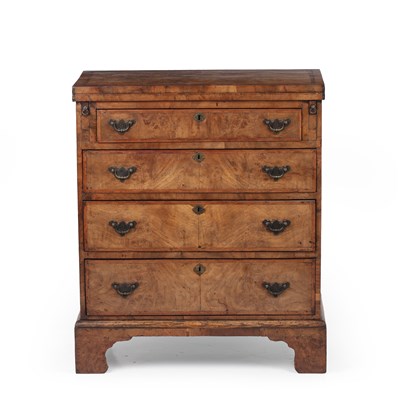 Lot 44 - A 20th century walnut and satinwood inlaid...