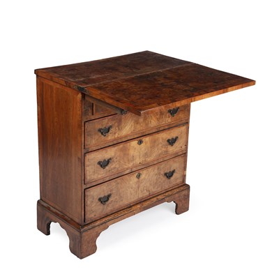 Lot 44 - A 20th century walnut and satinwood inlaid...