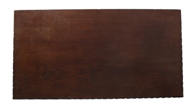 Lot 45 - A George III mahogany tea and card table with...