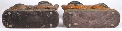 Lot 46 - A pair of early 20th century Indian polychrome...