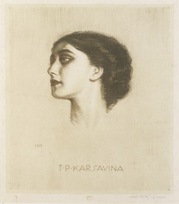 Lot 120 - Viktor Stretti (1878-1957) T. P. Karsavina,...
