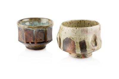 Lot 752 - Mike Dodd (b.1943) Bowl with facet cut, iron...