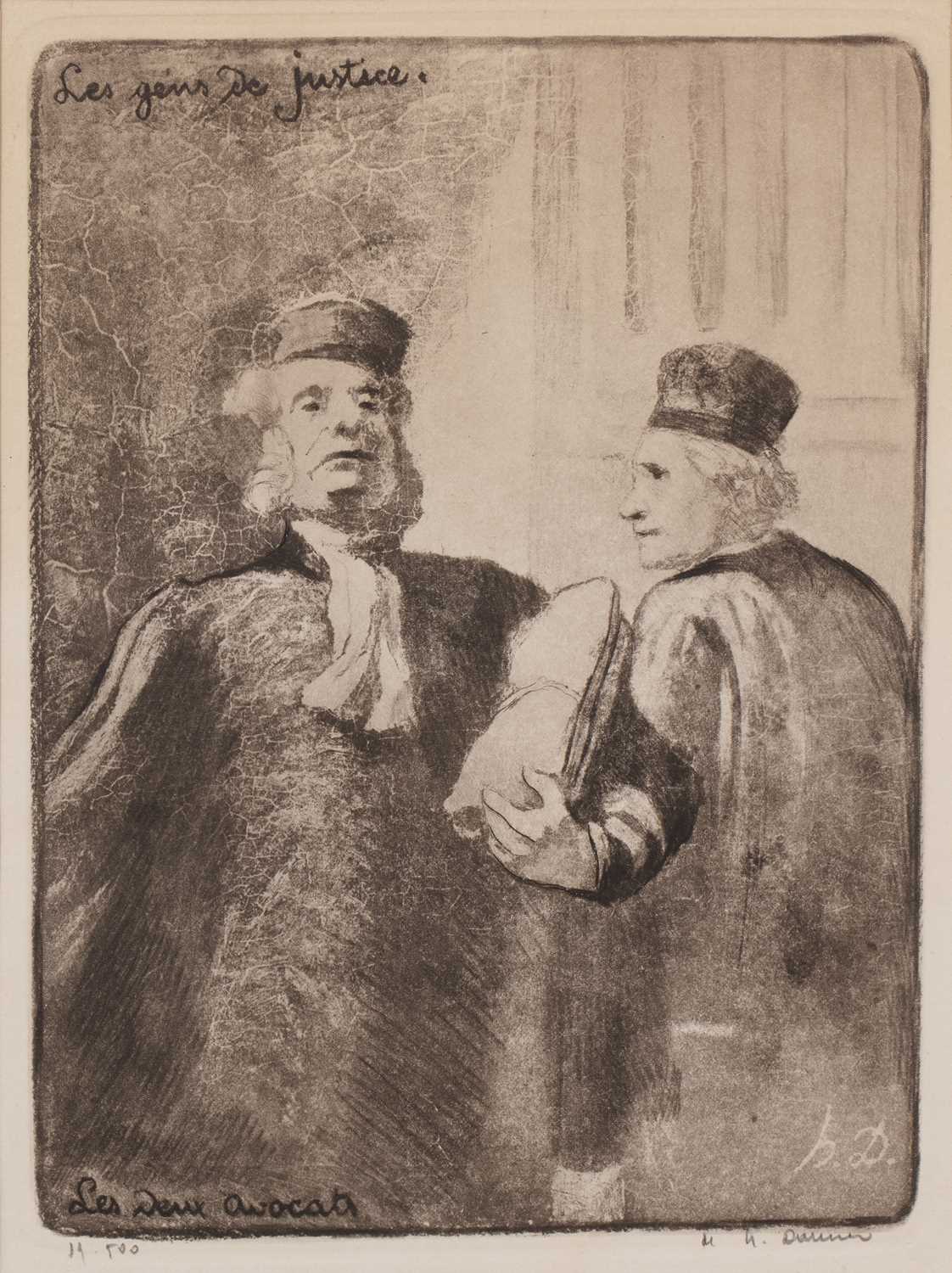 Lot Honoré Daumier (1808-1879) 'The people of...
