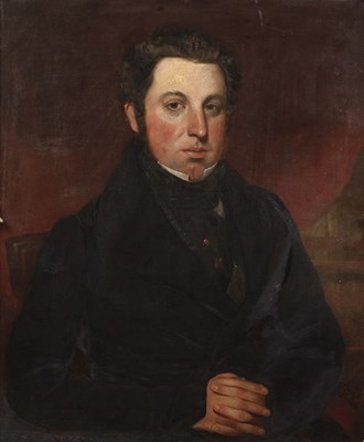 Lot 143 - English School (19th century) Portrait of a...