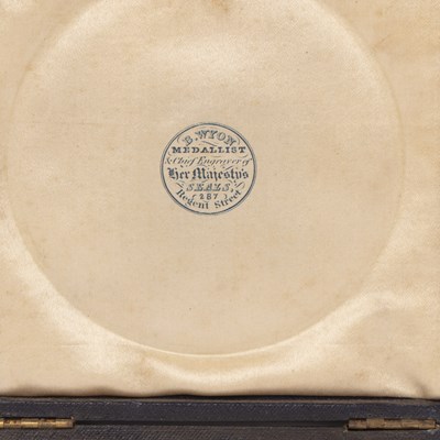 Lot 10 - A Victorian bronze medal, for the opening of...
