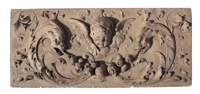 Lot 51 - A 19th century buff terracotta architectural...