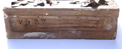 Lot 51 - A 19th century buff terracotta architectural...