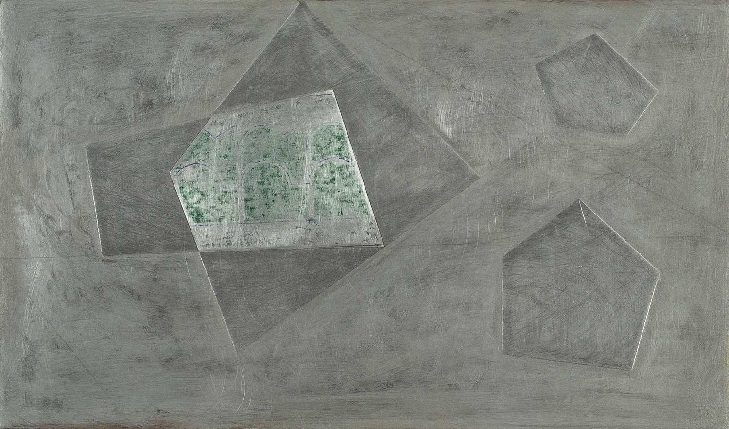 Lot 56 - George Dannatt (1915-2009) Silver and Green...