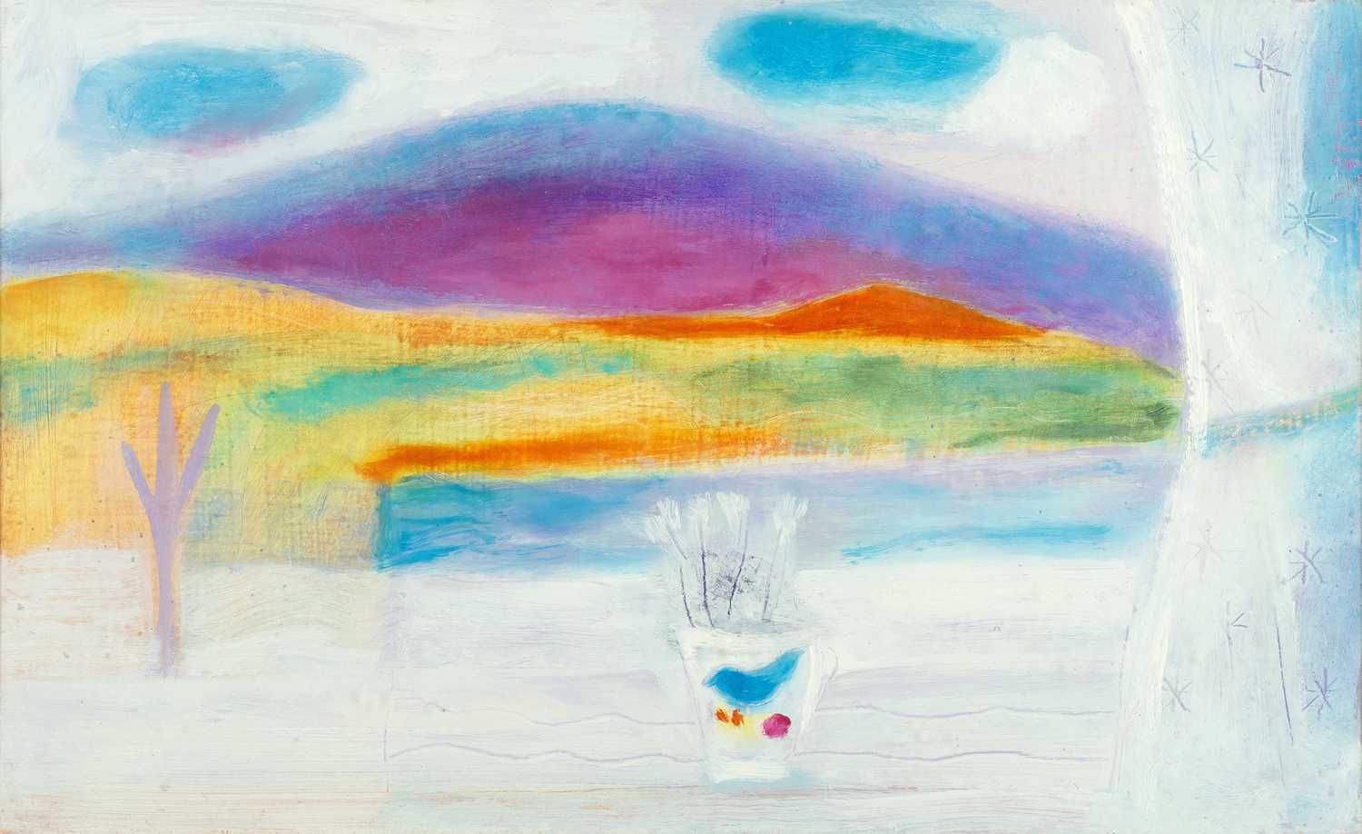 Lot 288 - Felicity Mara (b.1958) Small Window with Vase,...