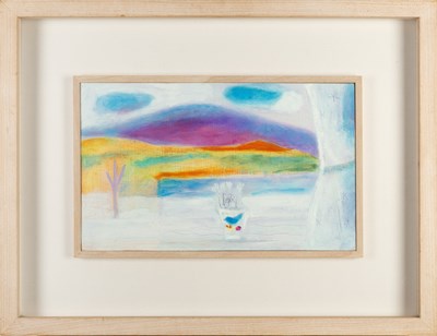 Lot 288 - Felicity Mara (b.1958) Small Window with Vase,...