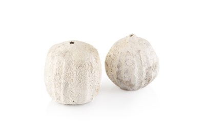 Lot 605 - Akiko Hirai (b.1970) Two small seed pod vases...