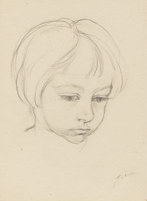 Lot 233 - In the manner of Augustus John (1878-1961) ...