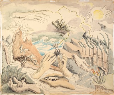 Lot 47 - Gerald Trice Martin (1893-1961) Figures in a...