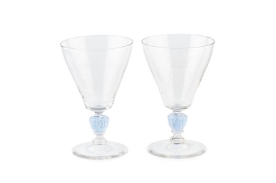 Lot 863 - William Wilson for Whitefriars Two goblets...