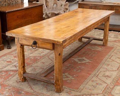 Lot 1136 - A 20th century French farmhouse table