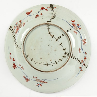 Lot 68 - Large polychrome Arita charger Japanese, circa...