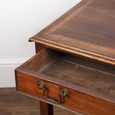 Lot 26 - Mahogany and satinwood crossbanded dressing...