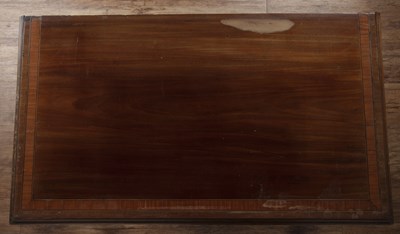 Lot 26 - Mahogany and satinwood crossbanded dressing...