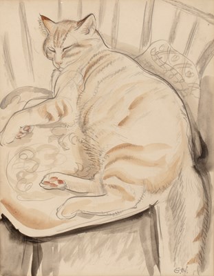Lot 162 - Eric Newton (1893-1965) Two studies of...