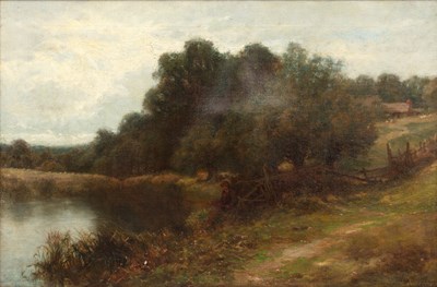 Lot 194 - Creswick Boydell (1861-1919) River landscape...