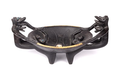 Lot 212 - A Dayak ironwood birthing or Chieftan's bowl,...