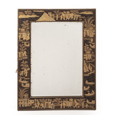 Lot 303 - An early 20th century eastern lacquered...