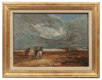 Lot 163 - After David Cox 'Crossing the Heath', bears...