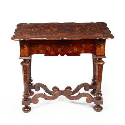 Lot 14 - A 17th/18th century Dutch marquetry inlaid...