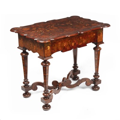 Lot 14 - A 17th/18th century Dutch marquetry inlaid...