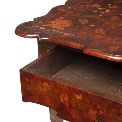 Lot 14 - A 17th/18th century Dutch marquetry inlaid...