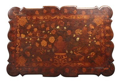 Lot 14 - A 17th/18th century Dutch marquetry inlaid...
