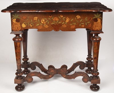 Lot 14 - A 17th/18th century Dutch marquetry inlaid...