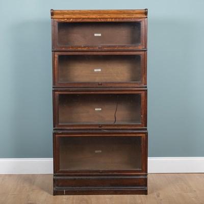 Lot 471 - A Globe-Wernicke Co Ltd sectional bookcase