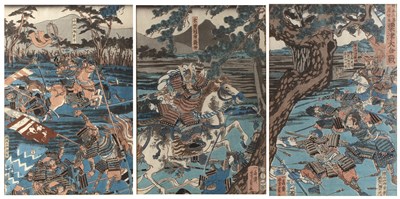 Lot 274 - After Utagawa Yoshikazu (Japanese, act. circa....