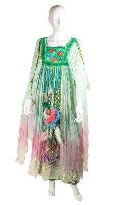 Lot 274 - A 1970’s Gina Fratini, long floaty dress with...