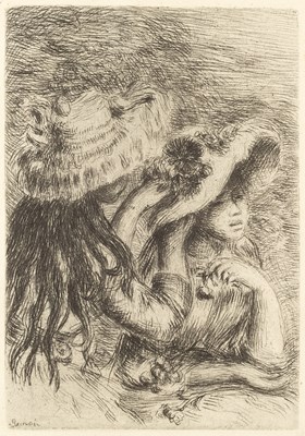 Lot 275 - Pierre-Auguste Renoir (1841-1919) Le Chapeau...
