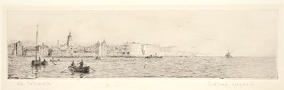 Lot 62 - Rowland Langmaid (1897-1956) 'Old Portsmouth',...