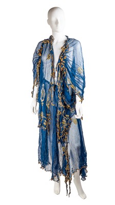 Lot 276 - A 1980’s Carol Lee top and skirt in colours of...