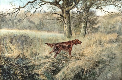 Lot 354 - Henry Wilkinson (1921-2011) Red Setter at the...