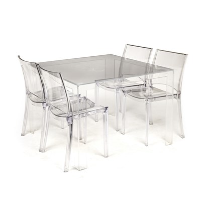 Lot 932 - Attributed to Kartell Small dining table and...