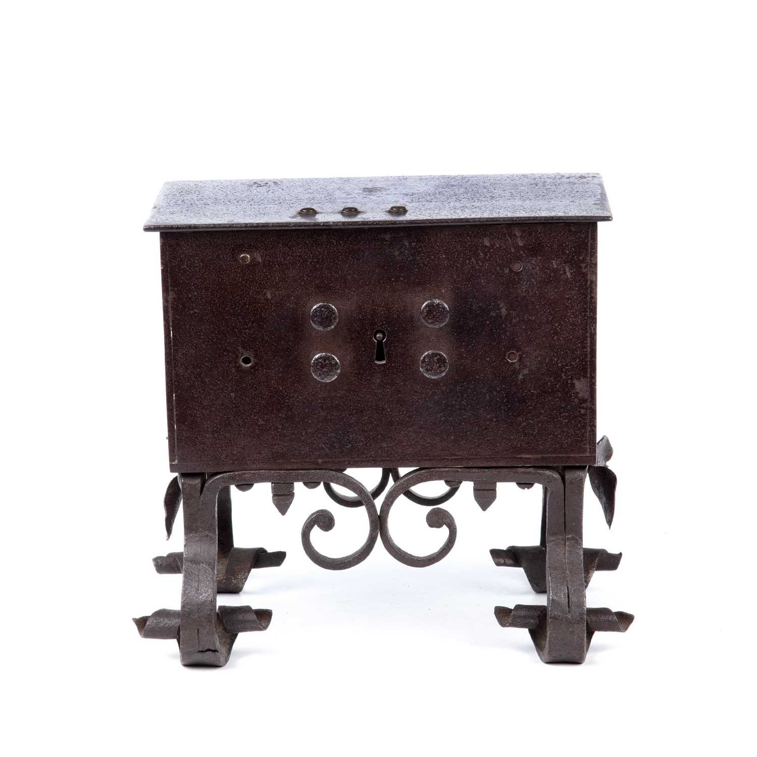 Lot 103 - A late 17th or early 19th century French iron...
