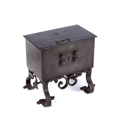 Lot 103 - A late 17th or early 19th century French iron...
