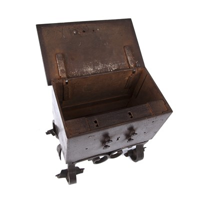 Lot 103 - A late 17th or early 19th century French iron...