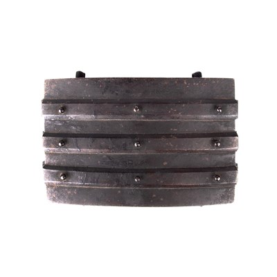 Lot 104 - A 16th century French iron dome topped...