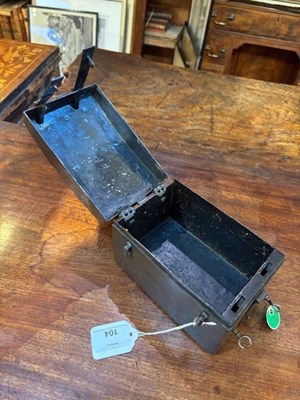 Lot 104 - A 16th century French iron dome topped...