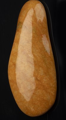 Lot 197 - Jade pale green and brown boulder Chinese, mid-...