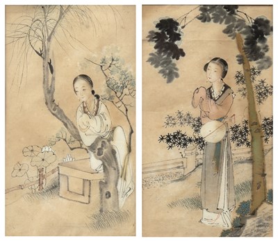 Lot 376 - Collection of prints and paintings Chinese,...